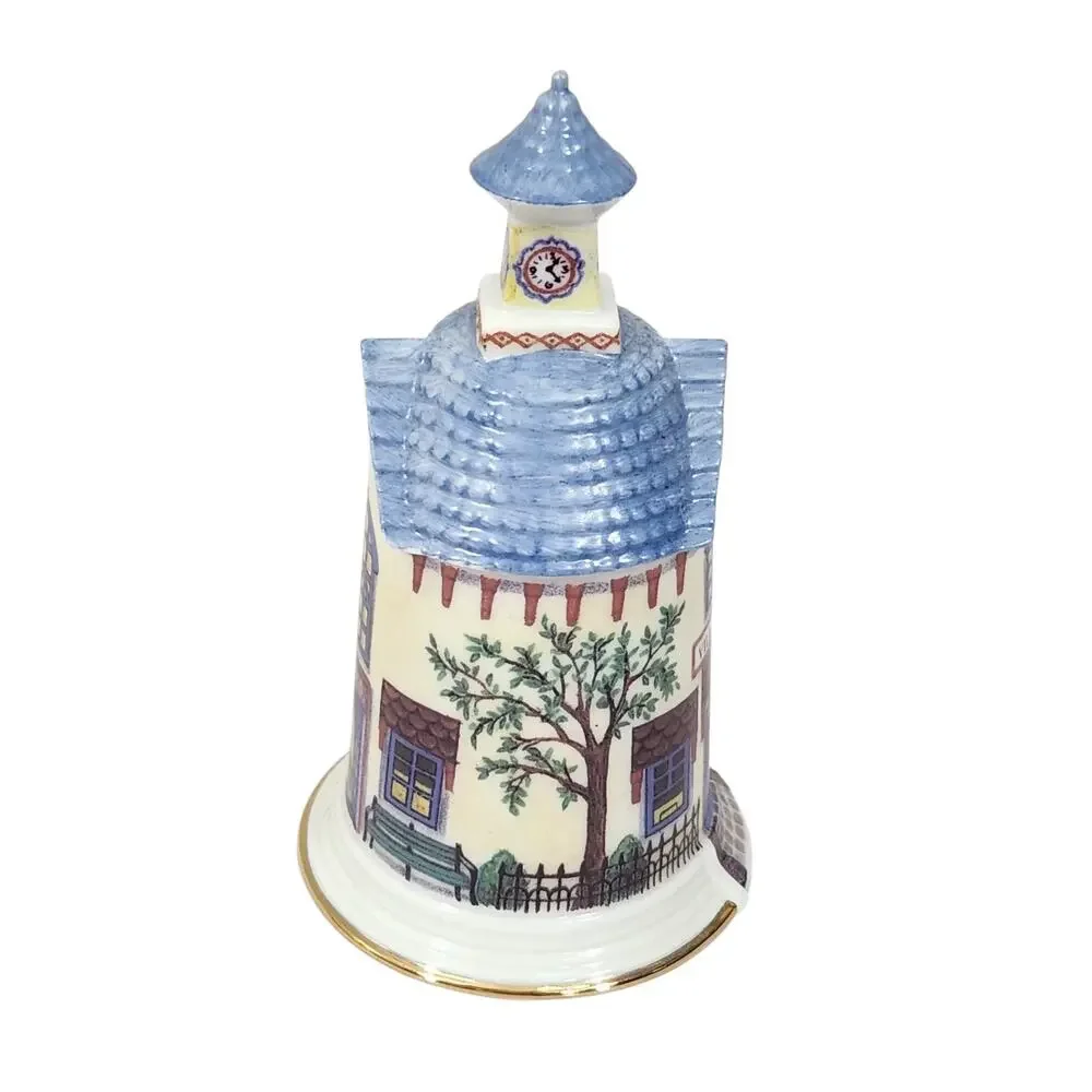 VTG 1993 LENOX COUNTRY VILLAGE "VILLAGE DEPOT" BELL PORCELAIN NEW W/O BOX - Picture 4 of 5